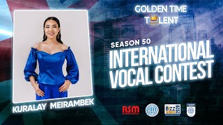 GOLDEN TIME TALENT | 50 Season | Kuralay Meirambek | Pop vocals
