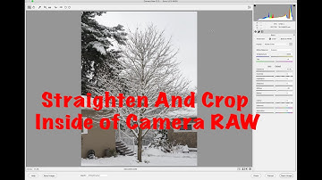 Photoshop Elements Straighten And Crop In Photoshop Camera RAW