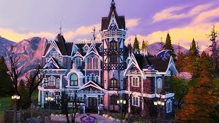 The Sims 4 VAMPIRE MANSION | Speed Build