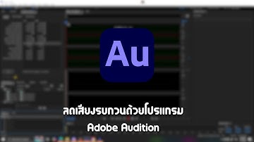 การลดเสียงรบกวนด้วยโปรแกรม Adobe Audition ง่าย ๆ