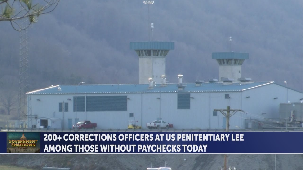 More than 300 employees at federal prison in Lee County, VA go without