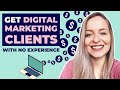 How to get digital marketing clients as a beginner