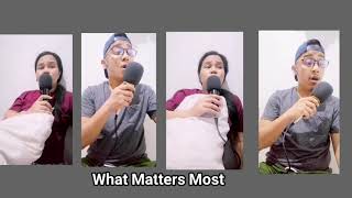 What Matters most, acapella