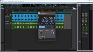 How to set up Kilohearts Compactor with a sidechain input: Windows, Pro Tools, AAX