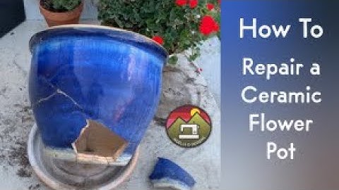How To Repair a Ceramic Planter