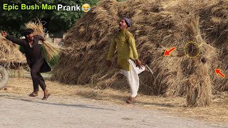 Epic Scare BUSHMAN Prank || Too Funny REACTION Laughter PRANK Video Gone Wrong😅😃