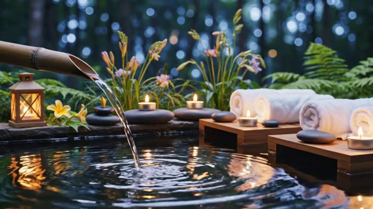 Healing Piano With Soothing Water Sounds 🌿 Insomnia Relief, Calm Anxiety & Depression, Deep Sleep