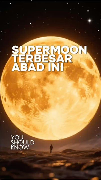 Bulan Akan Mendekat ke Bumi — 3 Kali! #space #spacefacts #bumi #sains #facts #universe #science