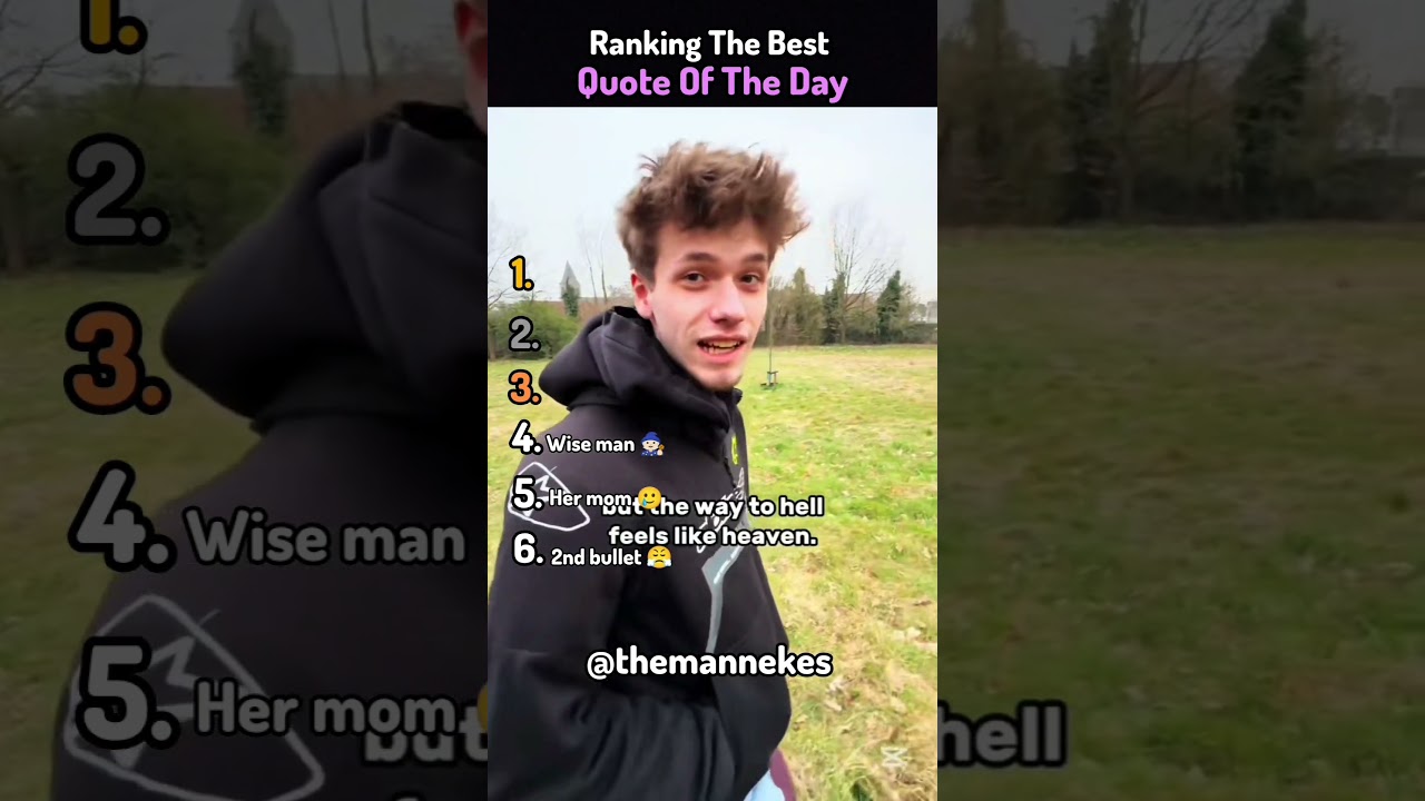 Ranking The Best Quote Of The Day