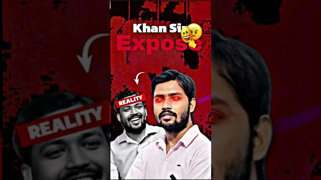 The REAL Khan Sir: Why is everyone talking? 🧐 || Khan Sir Expose 🤬 #shorts #viral #khansirexpose