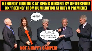 Kennedy Publicly HUMILIATED by Spielberg at Indy 5 Premiere | KK is FURIOUS Source Claims!