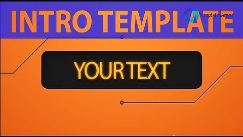 FREE 2D Intro Template After Effects CS6 2D Intro Template - Mechanical Intro(NO PLUGINS REQUIRED)