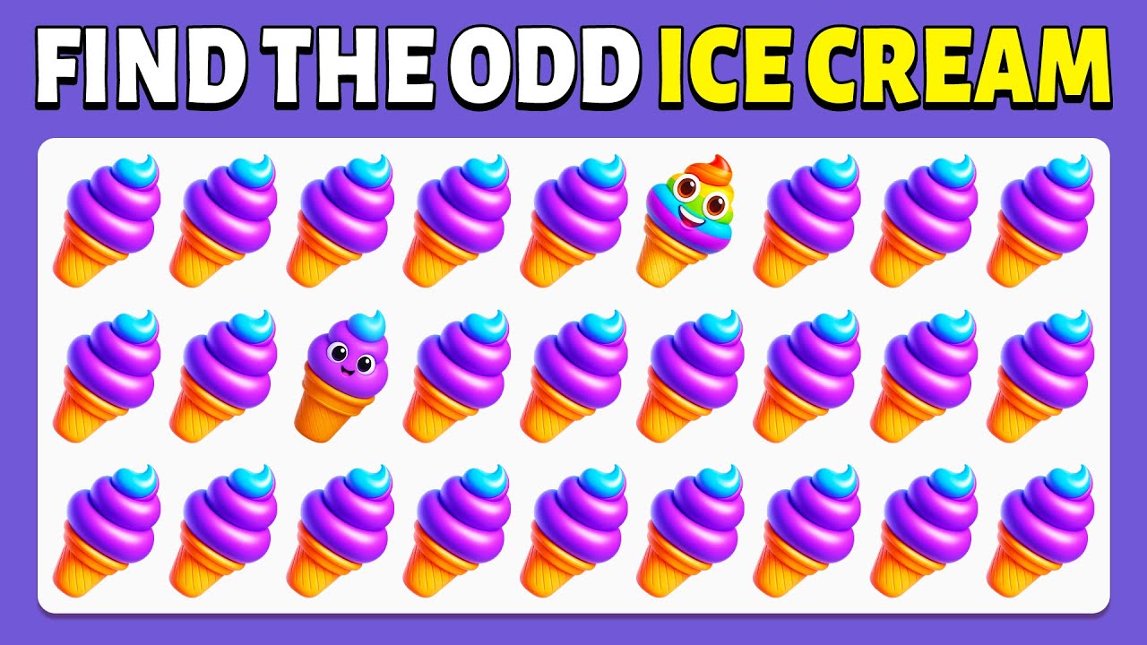 Find the ODD One Out - Summer Edition ☀️🏖🍉 60 Ultimate Levels - Easy, Medium, Hard | Cow Quiz