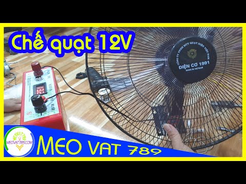 #1 Chế quạt 12V từ quạt 220V đơn giản Zalo 0399774789 – Mẹo Vặt 789 Mới Nhất