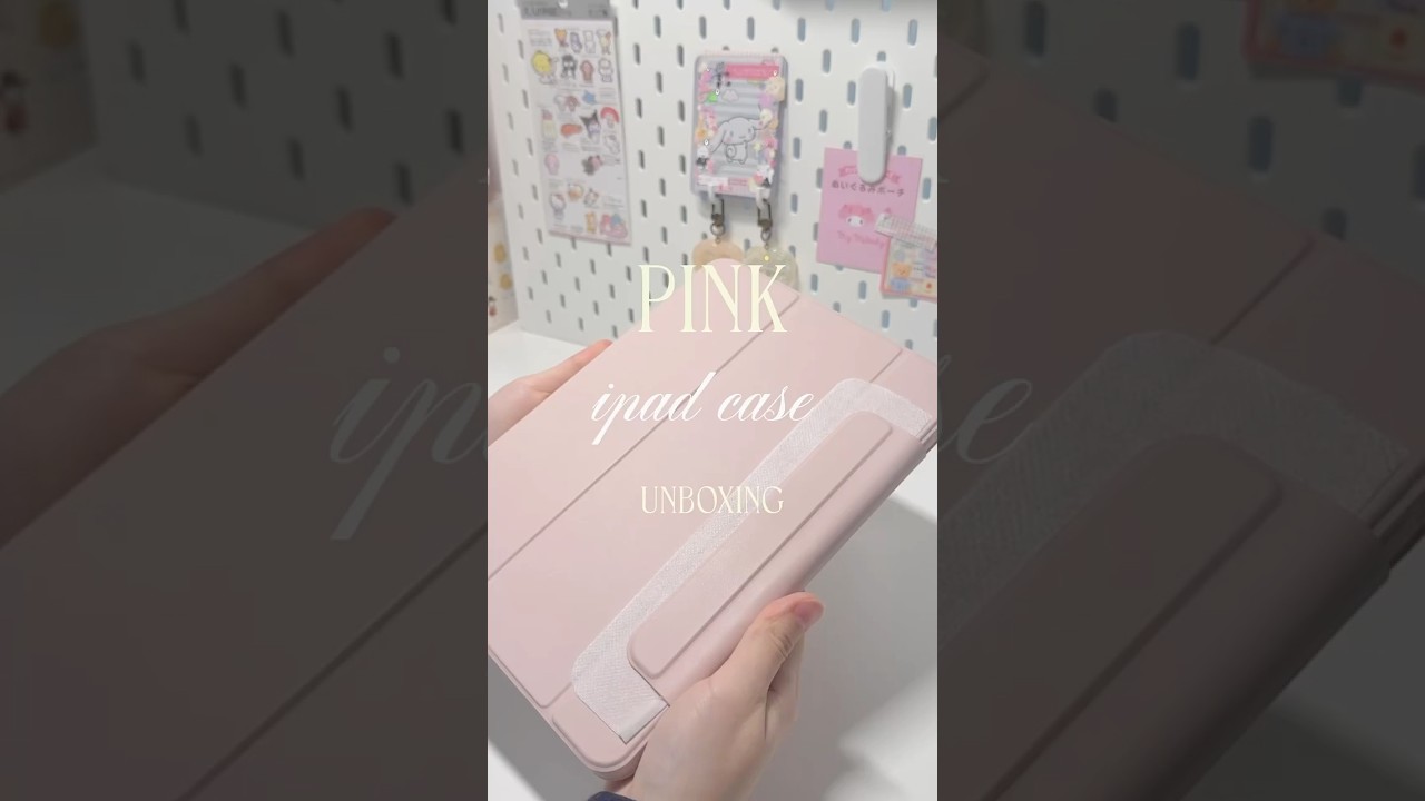 pink ipad case unboxing 💓 