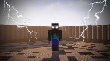 I made a herobrine boss! with custom npcs