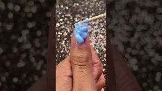 Yes, I Want A New Nail In Baby Blue & Reflective Sparkle ✨💅🏽 #Nails #Nailart #Beautyhacks