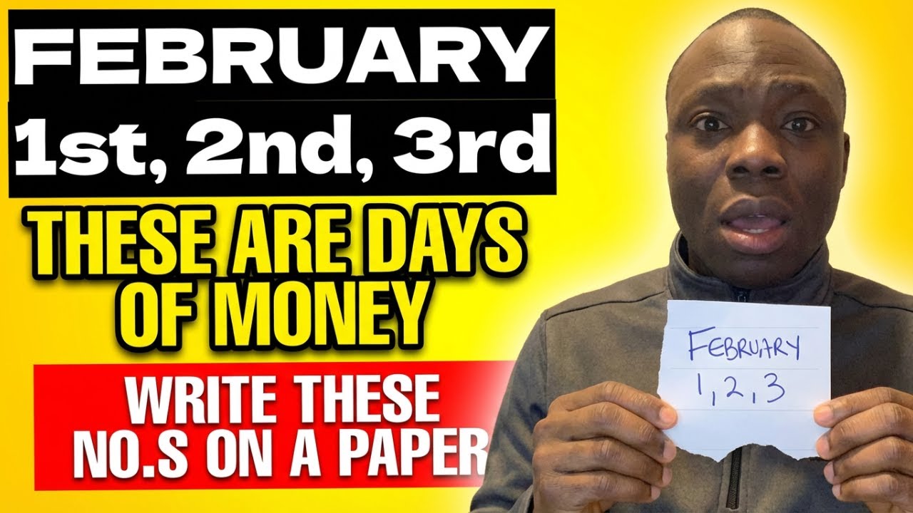 February 1–3: Write These Numbers Tonight — Money Doors Will Open 🙏