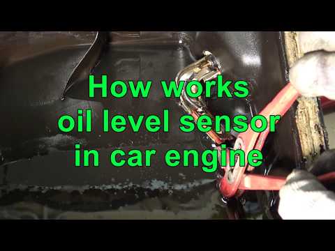 How works oil level sensor in car engine