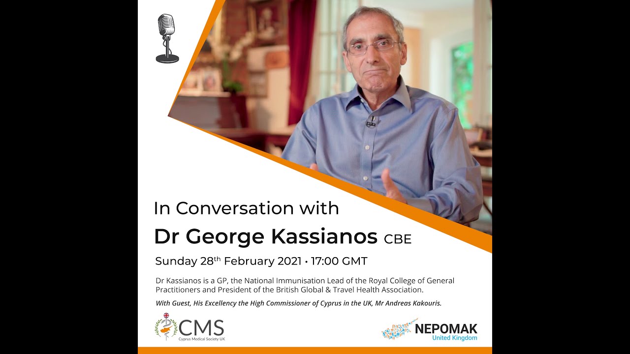 George Kasios In conversation with Dr George Kassianos, CBE - YouTube