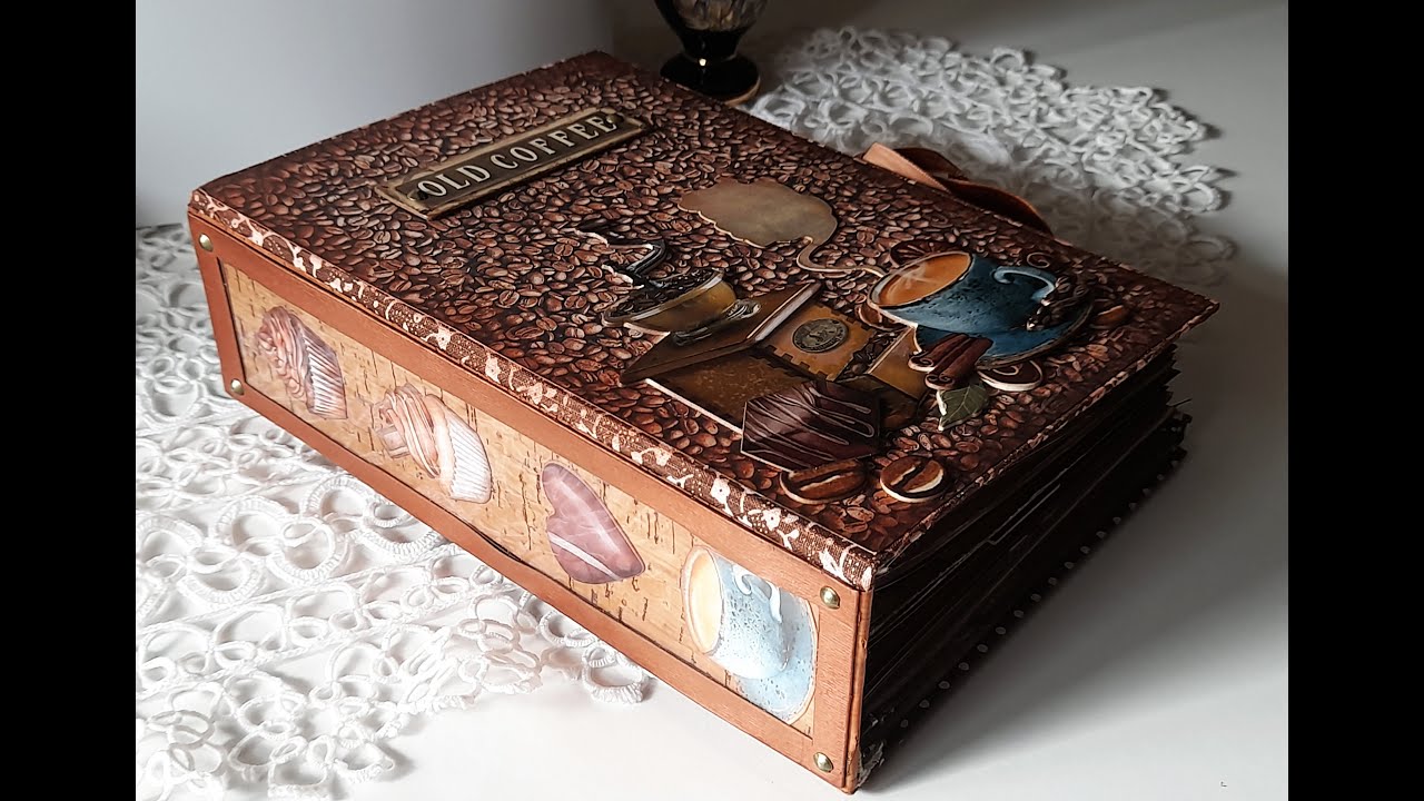 Coffee and Chocolate lover junk journal, Stamperia