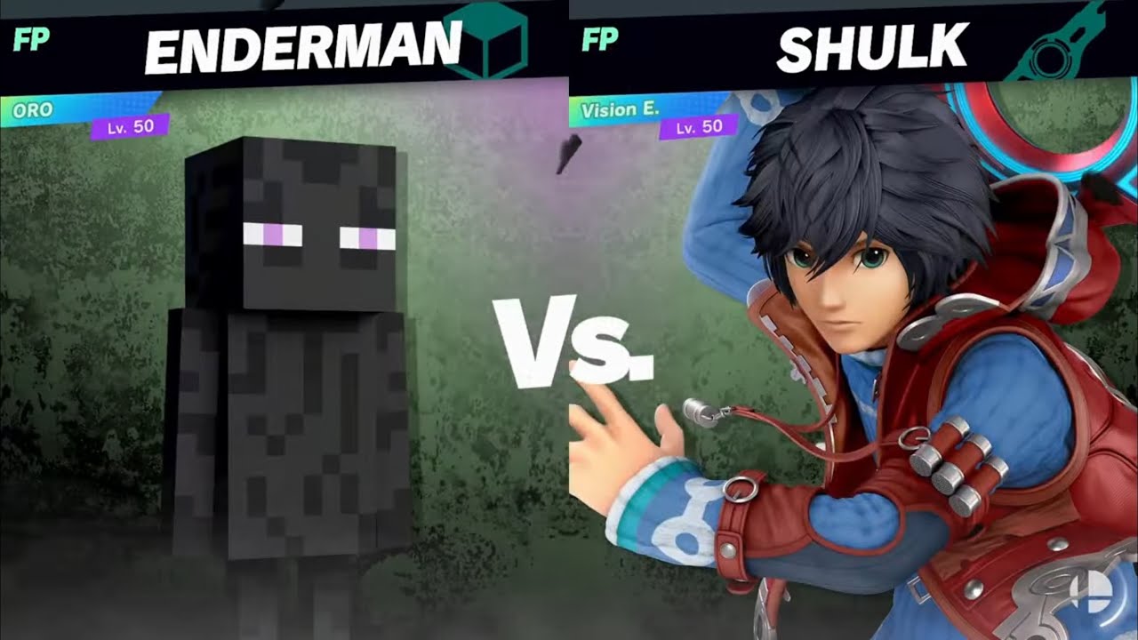 Amiibo Battles: Enderman vs Shulk (ORO vs Vision E.)