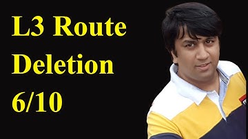 6/10 - Routing Table Data Structure | L3 Route Deletion Algorithm | Udemy Course