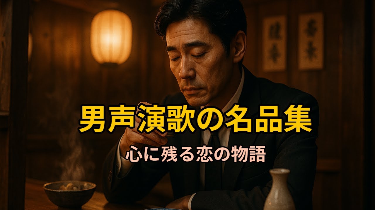 男声演歌の名品集・心に残る恋の物語