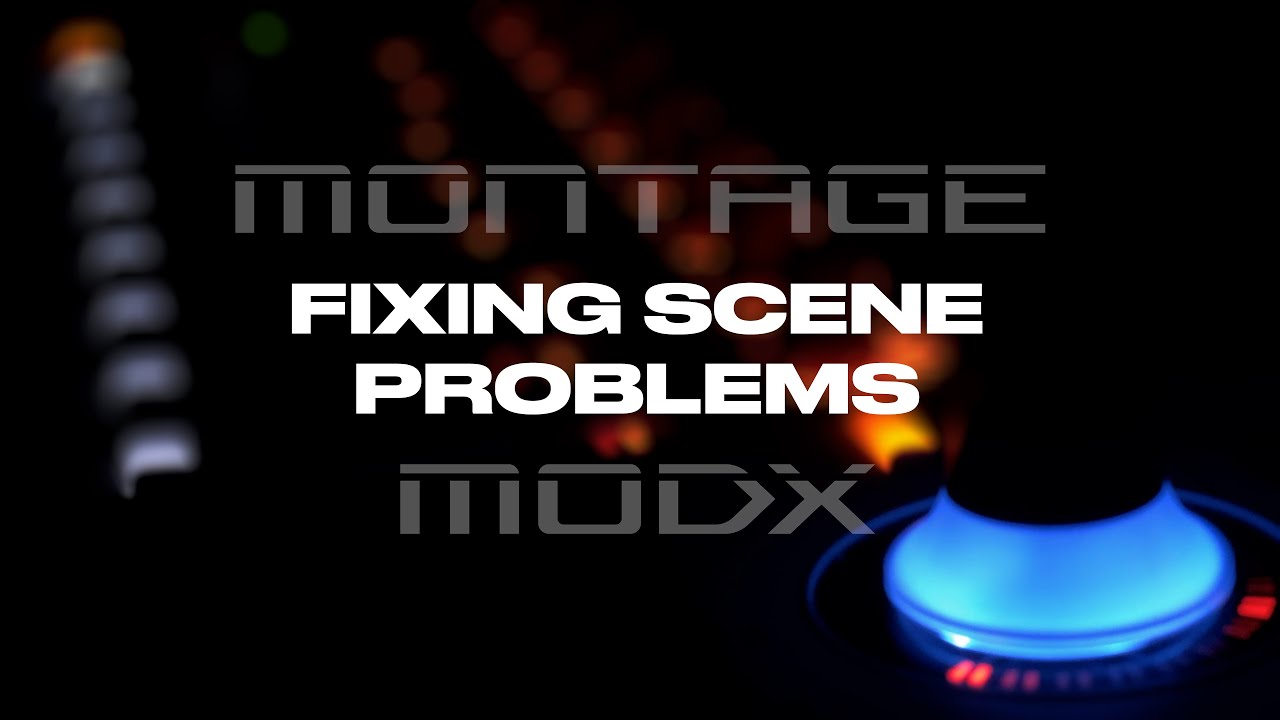 Problem Montage Fixing a common problem with scenes on Yamaha MONTAGE and MODX, scene ...