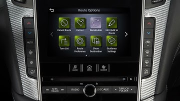 2022 INFINITI Q50 - Route Menu (if so equipped)