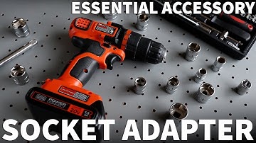 Socket Adapter for Drill - How to Use Sockets with a Drill