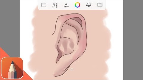 Ear Shading on Autodesk Sketchbook Android