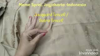 SPREI TERHALUS, TERMEWAH, TERDINGIN BAHAN JACQUARD TENCEL / SUTRA TENCEL
