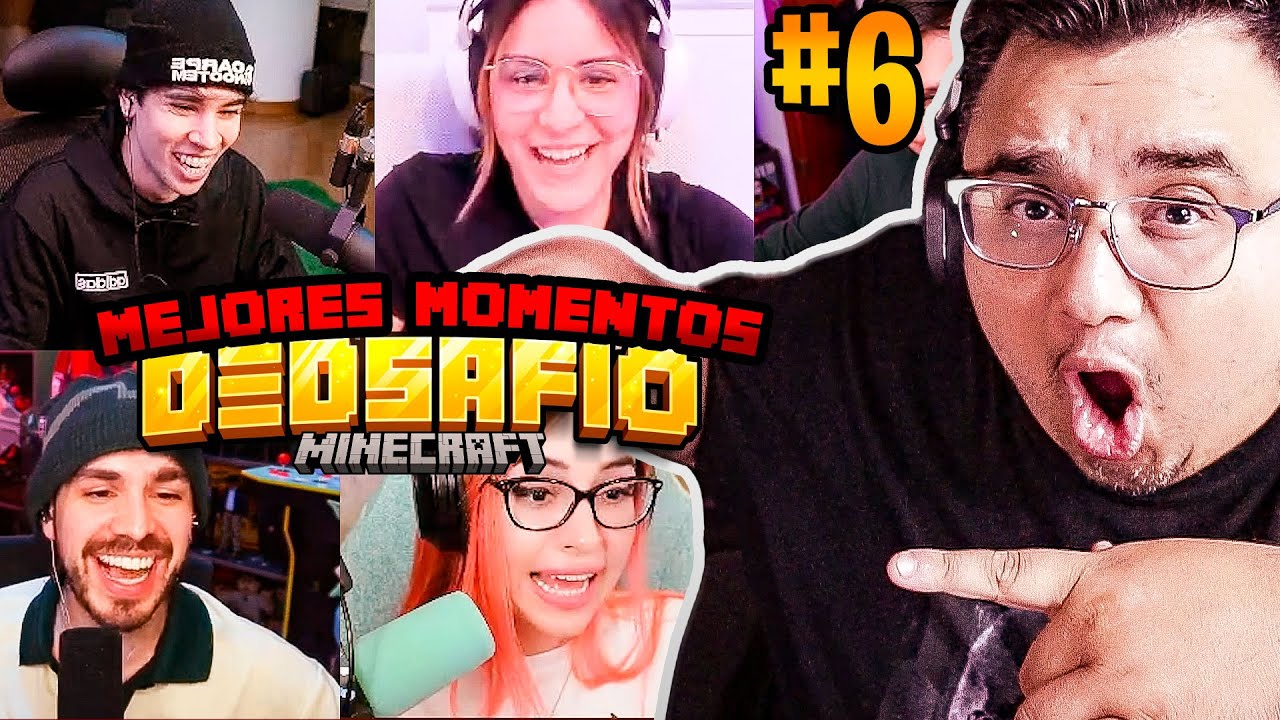 REACCIONANDO A MEJORES MOMENTOS EN DEDSAFIO MINECRAFT 3 DIA 6