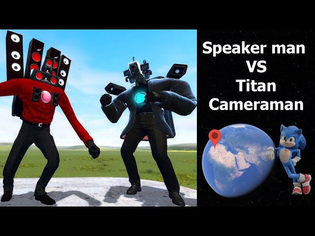 cameraman speaker man titan