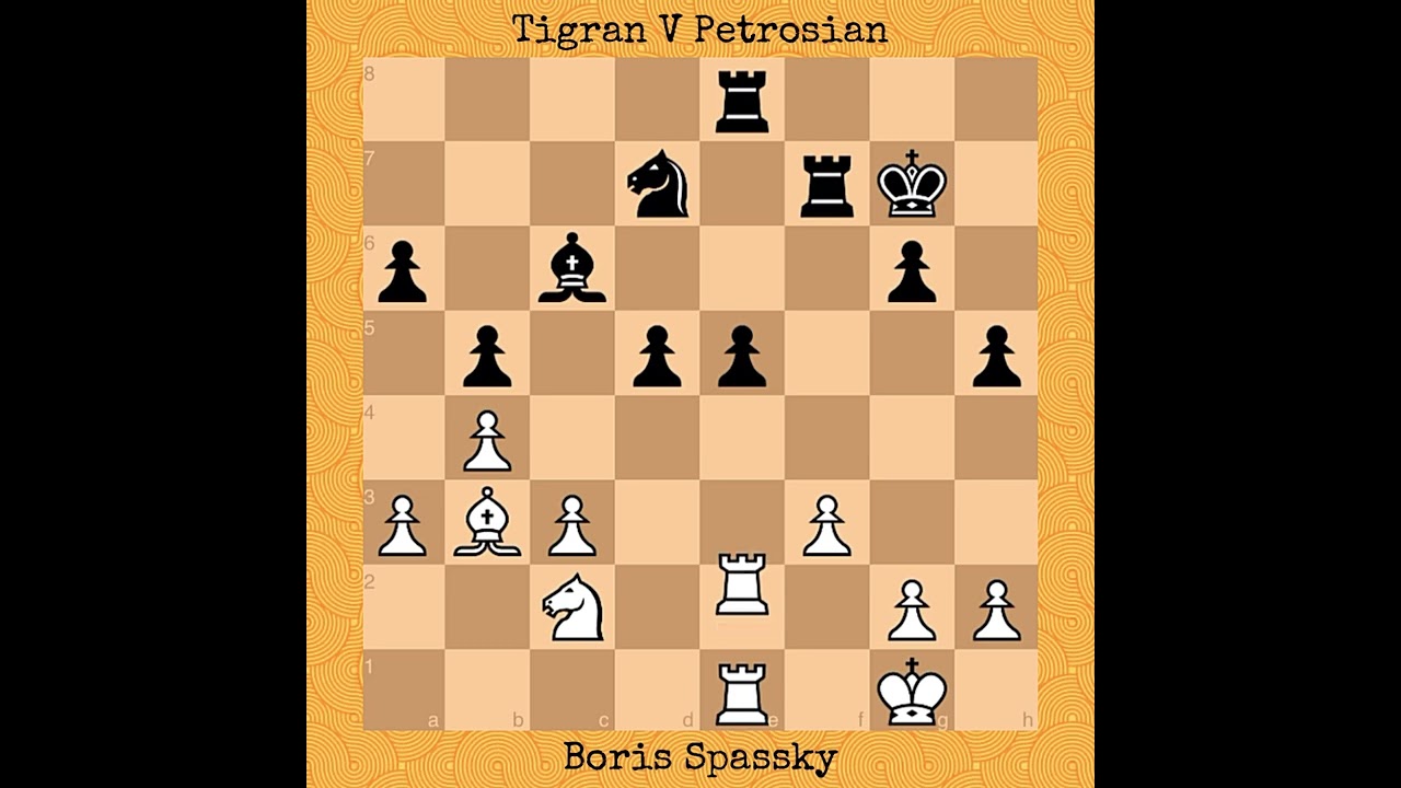 BORIS SPASSKY VS TIGRAN PETROSIAN WORLD CHAMPIONSHIP MATCH 1966..TORRE  ATTACK:CLASSICAL DEFENCE, DAILY CHESS:A very interesting,baffling and  ultimately instructive game.., By Chess Hustlers