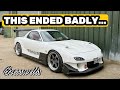 Crazy rx7 fd in the workshop