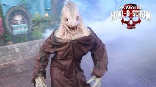 Experiencing SeaWorld's Howl-O-Scream for the first time: Terrifying Houses, Scare Zones & More!
