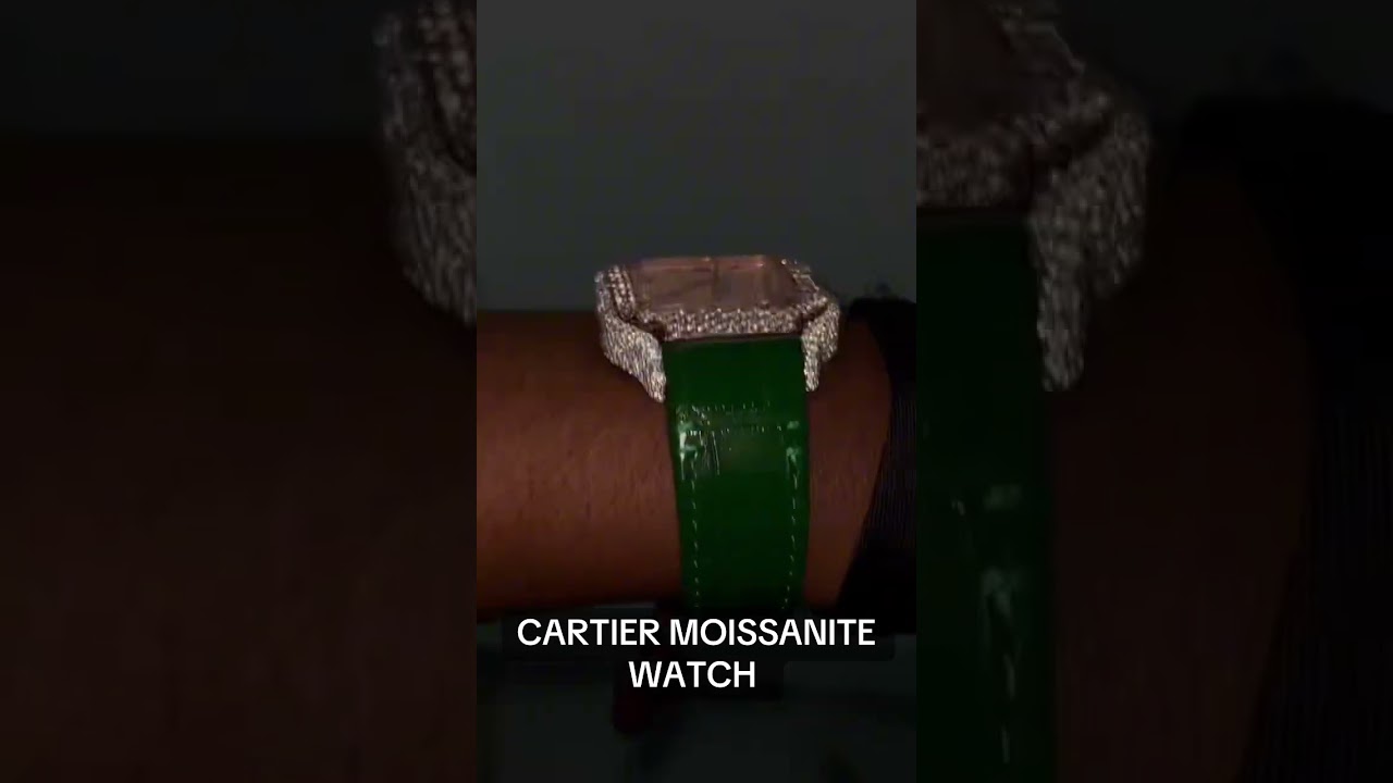 Cartier Moissanite Watch 