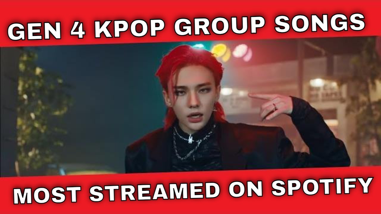 Most Streamed Gen 4 Kpop Group Songs YouTube Most Streamed Gen 4 Kpop Group Songs YouTube