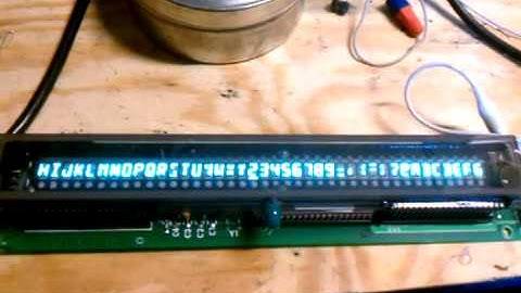 IEE FLIP display self test