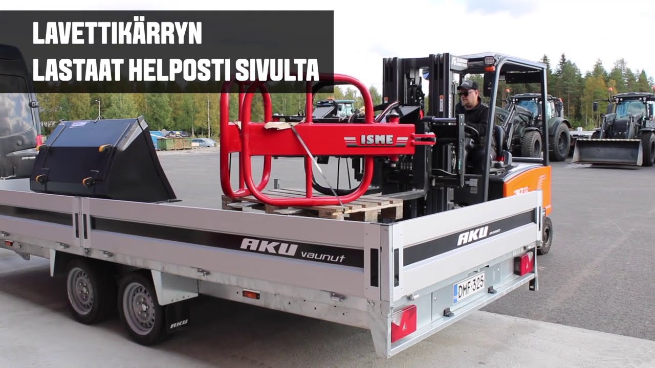 Monipuoliset AKU-perävaunut ja -trailerit AGCO Suomelta