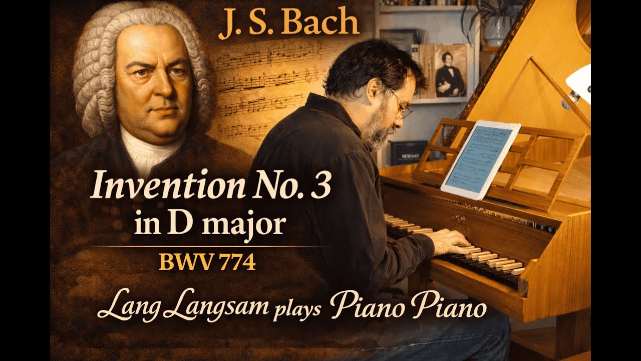 J. S. Bach | Invention No. 3 in D major BWV 774 