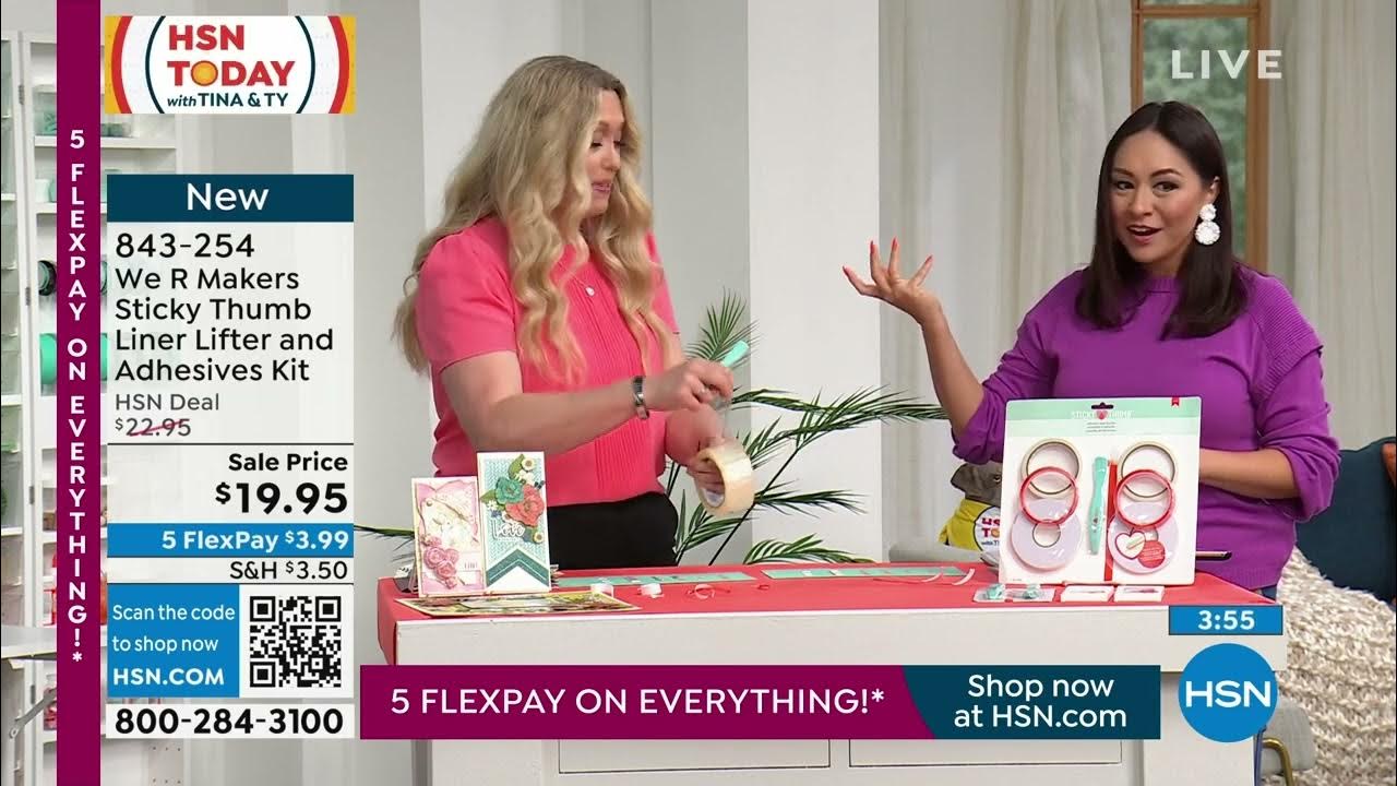 We R Makers Sticky Thumb Liner Lifter and Adhesives Kit YouTube