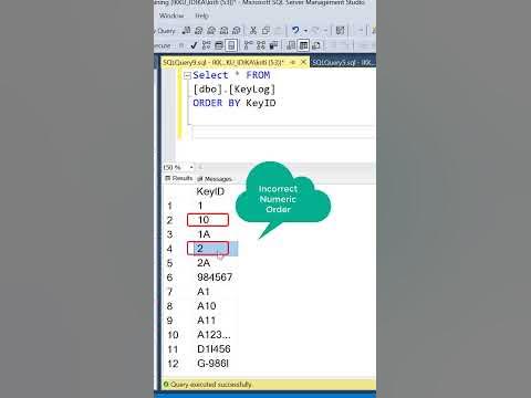 SQL | Easiest Trick to Sort Alphanumeric Data ! #sqltips - YouTube