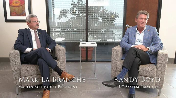 UT System President Randy Boyd and MMC President M...