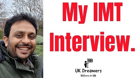My IMT Interview | Internal Medicine Training in UK | How to prepare for IMT interview