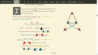 Oliver Byrne's Elements of Euclid Audiobook: Book 1. Proposition 5