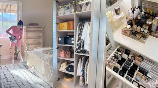 Daily house cleaning /whole closet organizing / makeup & refill organizing and restocking