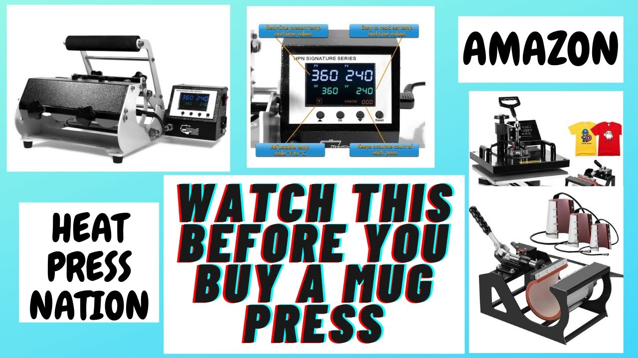 HEAT PRESS NATION VS AMAZON MUG PRESS YouTube